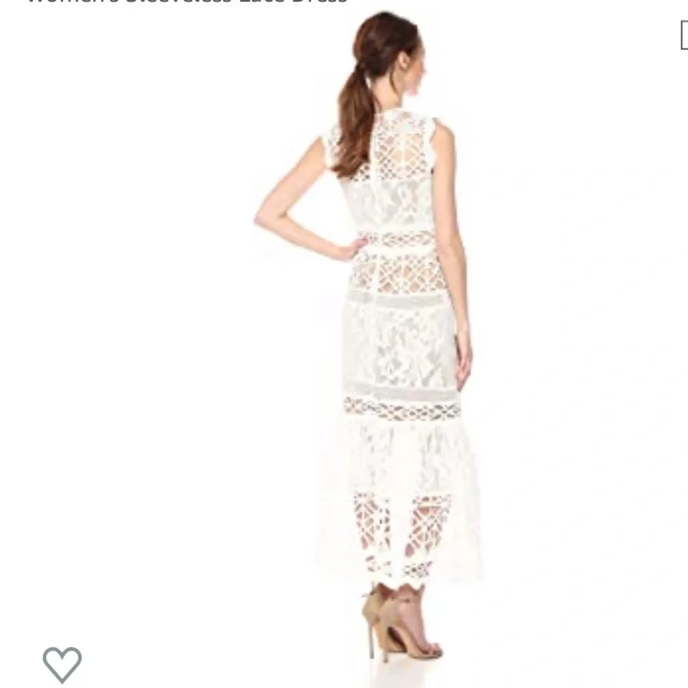 ML Monique Lhuillier Arabella Floral Lace Dress 4 - Picture 2 of 16